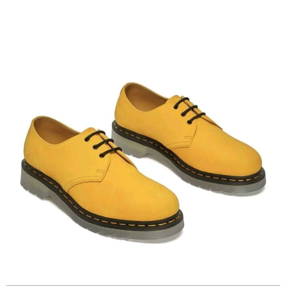 Dr Martens 1461 Iced Ii Buttersoft Yellow Leather Oxford Shoes Women’s Size 5